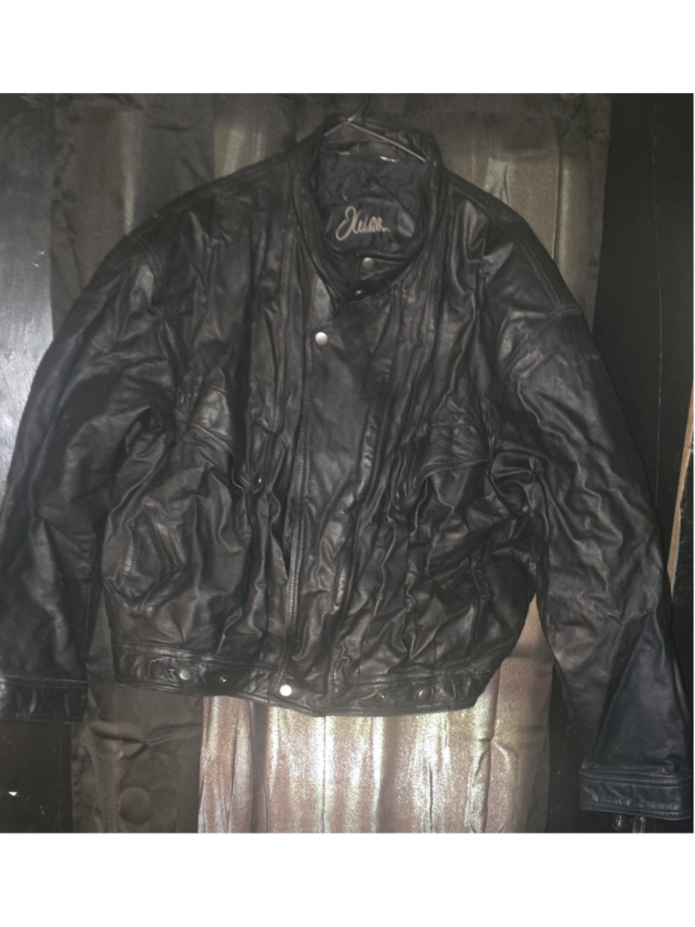 Leather Vintage J Walden Bomber jacket Size 46